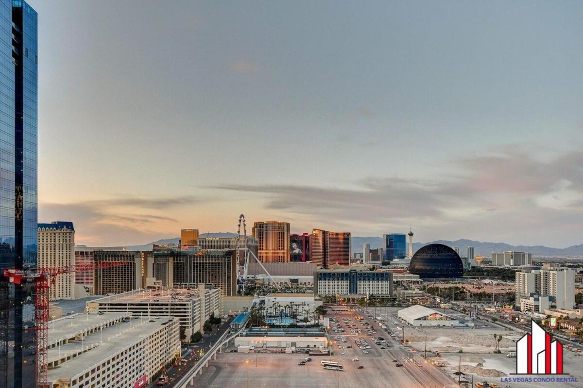 Mgm Signature-25-805 Balcony Strip Sphere F1 Views لاس فيغاس المظهر الخارجي الصورة