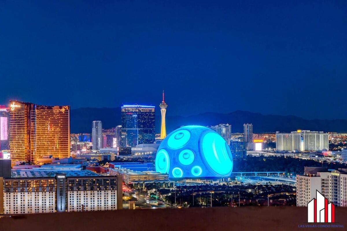 Mgm Signature-25-805 Balcony Strip Sphere F1 Views لاس فيغاس المظهر الخارجي الصورة